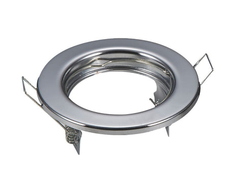 Inbouwframe Ø 80 mm | inbouwspot chroom | boorgat Ø 65 mm - LEDPLANET.NL