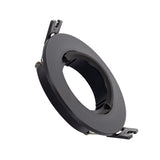 Inbouwframe Ø 90 mm | kantelbare inbouwspot zwart | boorgat Ø 70 mm - LEDPLANET.NL