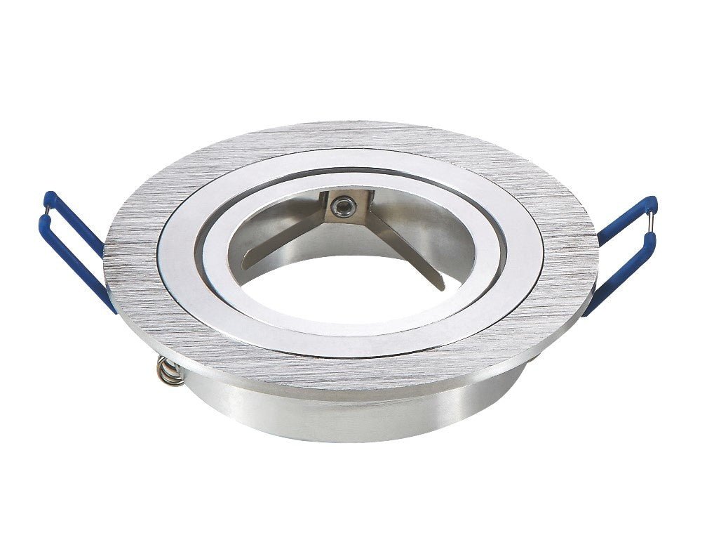 Inbouwframe Ø 91 mm | kantelbare inbouwspot aluminium | boorgat Ø 75 mm - LEDPLANET.NL