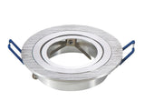 Inbouwframe Ø 91 mm | kantelbare inbouwspot aluminium | boorgat Ø 75 mm - LEDPLANET.NL