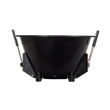 Inbouwframe Ø 93 mm | conische inbouwspot zwart | boorgat Ø 85 mm - LEDPLANET.NL