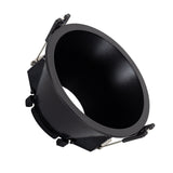 Inbouwframe Ø 93 mm | conische inbouwspot zwart | boorgat Ø 85 mm - LEDPLANET.NL