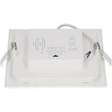 LED's Light LED Inbouwspot vierkant 15 cm - Dimbaar - Inbouw en opbouw - 1200 lm