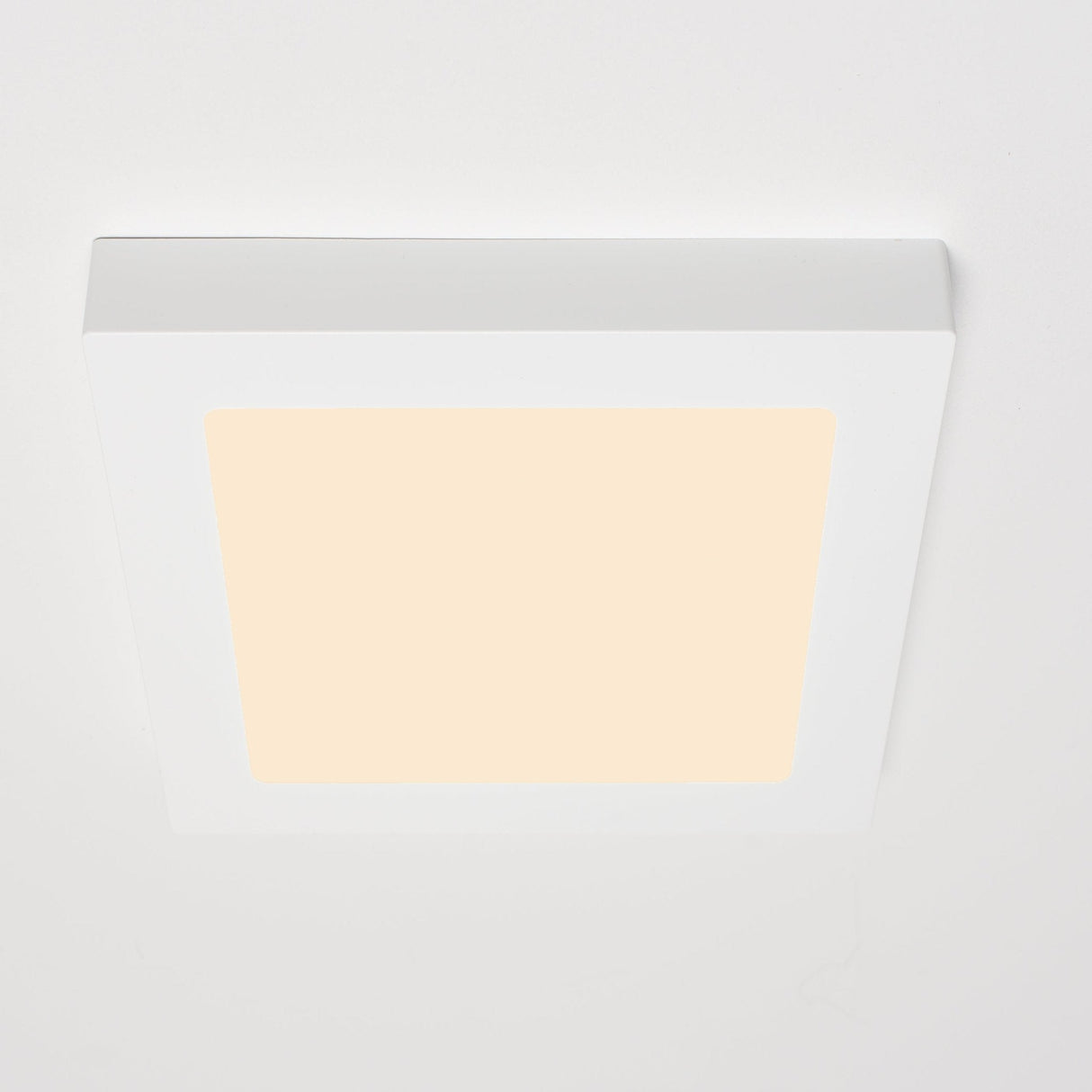Recessed/Surface-mounted LED Ceiling Lamp CCT Ø 20 cm square - Dimmable - warm and cold white