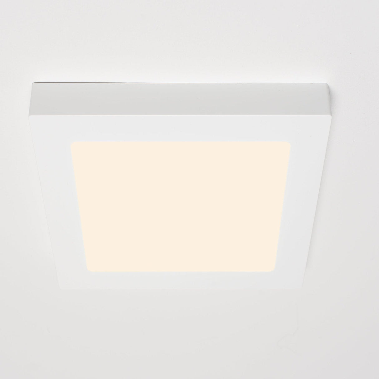 Recessed/Surface-mounted LED Ceiling Lamp CCT Ø 20 cm square - Dimmable - warm and cold white