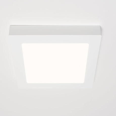 Inbouw/Opbouw LED Plafondlamp CCT Ø 20 cm vierkant - Dimbaar - warm en koud wit
