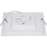 Recessed/Surface-mounted LED Ceiling Lamp CCT Ø 20 cm square - Dimmable - warm and cold white