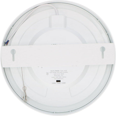 LED Plafondlamp 1820 Lumen - 18W - Warmwit 3000K Koelwit 4000K Daglichtwit 6000K - Dimbaar - IP44 - Ø240mm - Inbouw Opbouw