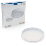 Recessed/Surface-Mounted LED Ceiling Lamp Downlight 18W – 1820 lm – Ø240 mm – White | 3000K / 4000K / 6000K
