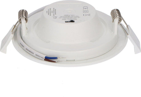 Reflektor wpuszczany LED Ø10cm - 500 lumenów - 6W - Ściemnialny - Regulowana barwa: ciepła biel 3000K / chłodna biel 4000K / światło dzienne 6000K - Do montażu wpuszczanego i natynkowego - IP44