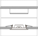 Inbouw/Opbouw LED Plafondspot CCT Ø 15 cm - Dimbaar - warm en koud wit