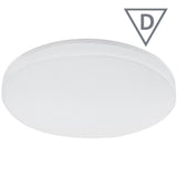 Industrial Waterproof LED Ceiling Lamp ø 33 cm - For Indoor &amp; Outdoor Use - Cool White