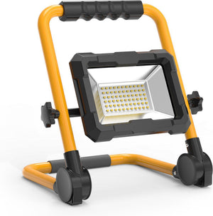 LED's Work Bouwlamp 5500 - Inklapbaar & Kantelbaar - 3 meter snoer - IP65 - 30W