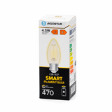 Kaarslamp E27 4.5W WiFi + Bluetooth CCT 2700K - 6500K | Smartlamp C35 - warmwit - daglichtwit filament LED ~ 470 Lumen - helder glas - 230 Volt - LEDPLANET.NL