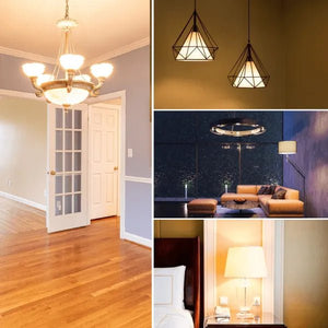 LED kaarslamp E27 dimbaar flame warmwit 2200K - 4W 400 lumen - amber glas