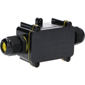 Waterproof Junction Box IP68 - I-Connector - For Cables 4-12mm - Black