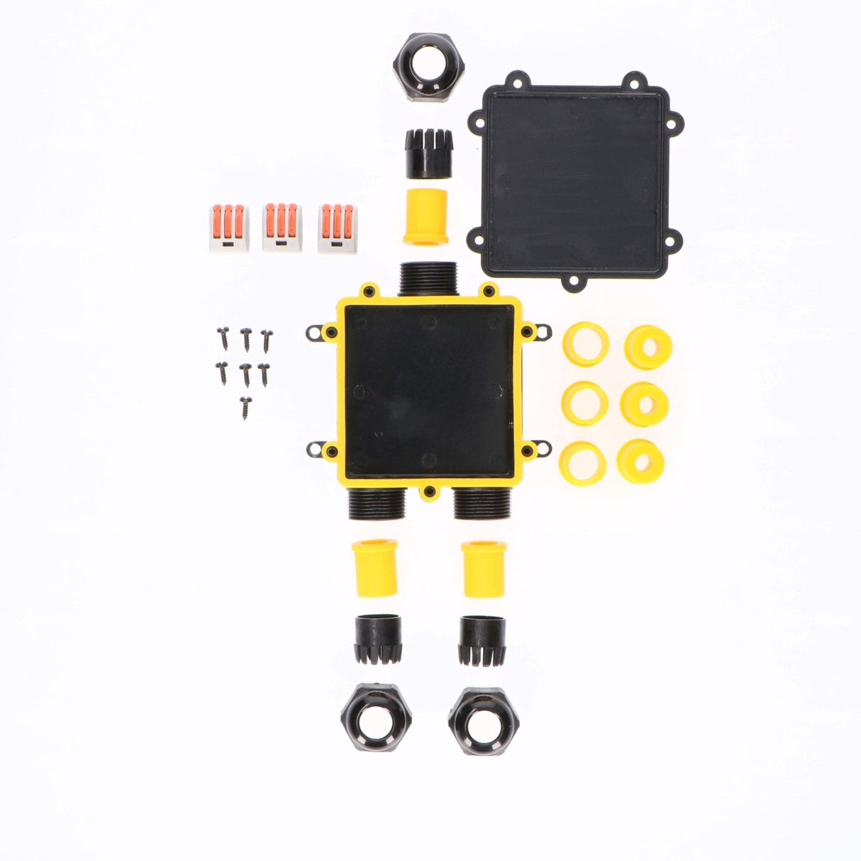 LED Light Pro Kabelbox mit I-Stecker – IP68 wasserdicht – Anschlussdose für Kabel von 4 bis 12 mm²