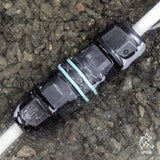 Kabelverbinder I Verbinder - Für Kabel von 5 bis 10 mm - für den Außen- und Innenbereich - Schwarz