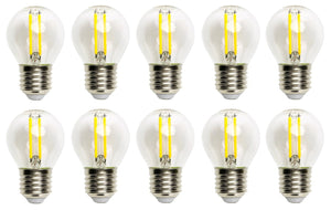 Sphere bulb 10 pieces | G45 E27 LED 4W=40W incandescent bulb | daylight white 6500K
