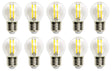 Kogellamp 10 stuks | G45 E27 LED 6W=50W gloeilamp | warmwit 2700K - LEDPLANET.NL