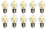 Kogellamp 10 stuks | G45 E27 LED 6W=50W gloeilamp | warmwit 2700K - LEDPLANET.NL