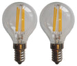 Kogellamp E14 2 stuks warmwit | G45 LED 4W~470Lm=40W | 2700K 230V - LEDPLANET.NL