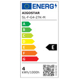 Kogellamp E27 10 stuks | G45 LED 4W=40W gloeilamp | warmwit 2700K - LEDPLANET.NL