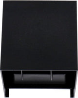 LED's Light Kubus LED-Wandleuchte für den Außenbereich – 2 Lichter – Dimmbare und einstellbare Lichtfarbe – IP65 wasserdicht – Schwarz