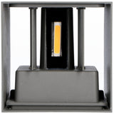 LED's Light Kubus LED Wall Lamp for outdoor - Up &amp; Down light - IP65 - Anthracite