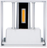LED's Light Kubus LED Wandleuchte für den Außenbereich - Up &amp; Down Licht - IP65 - Weiß