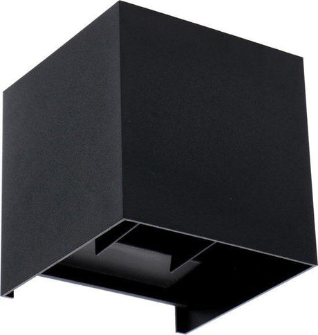 LED's Light Kubus LED Wall Lamp for outdoor - Up &amp; Down light - IP65 - Black