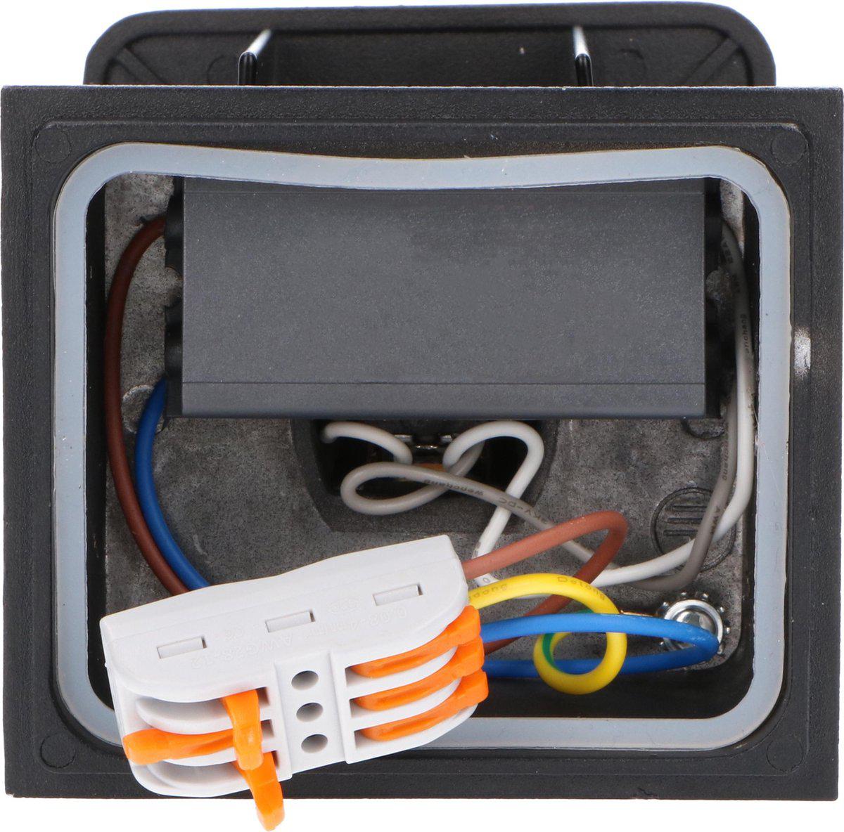 LED's Light Kubus LED Wandleuchte für den Außenbereich - Up &amp; Down Licht - IP65 - Schwarz