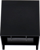 LED's Light Kubus LED Wandleuchte für den Außenbereich - Up &amp; Down Licht - IP65 - Schwarz