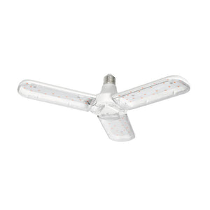 Lámpara LED de cultivo E27 24 W 840 lm - Crecimiento y floración - 3 cabezales ajustables - 120° - IP20 - 230 V