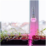 Kweeklamp LED, hangend, voorplantengroei, met roze licht, geschikt voor binnengebruik