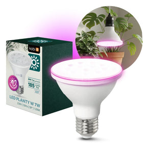 LED Kweeklamp E27 7W 185lm, Groei & Bloei, 38° Gericht, Wit, IP20, 230V