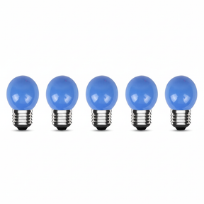 LED-Lampe blau E27 800 lm 3000 K IP20, 5er-Pack