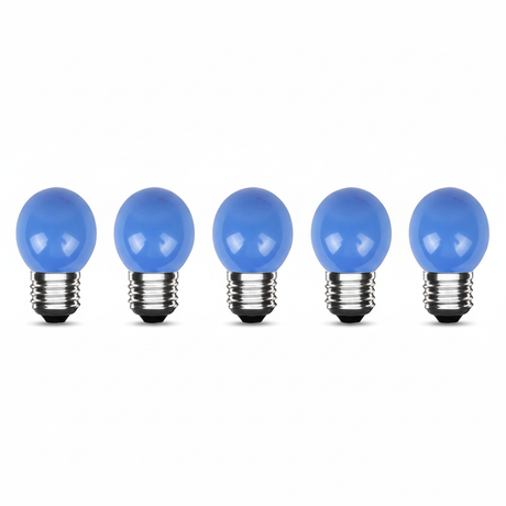 LED lamp blauw E27 800lm 3000K IP20 5-pack