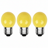 Lamp LED G45 3W 300lm Geel IP20 3-pack