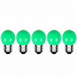 LED lampen 5-pack groen E27 800lm 2700K IP20