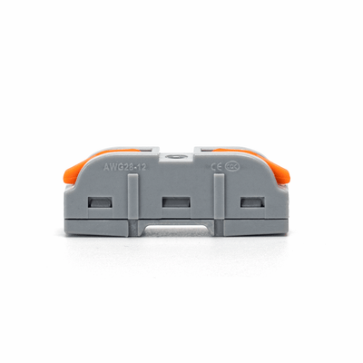 Borne de raccordement LT - 211 lot de 5 pièces - 1x1 - borne de raccordement simple 0,08 - 4 mm² | IP20 refermable - LEDPLANET.NL