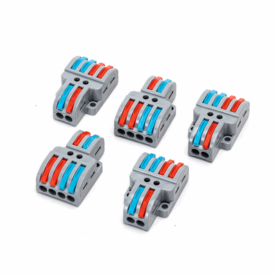 Wire connector set of 5 – 4~2 split connector 0.08–4mm² | IP20 reusable – LEDPLANET.NL