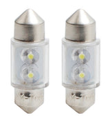 C5W autolamp 2 stuks wit | LED festoon 31mm | SV8.5 0.13W - 12V DC