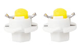 B8.4d car lamp 2 pieces white | LED dashboard lighting - clocks - switches | 12V DC