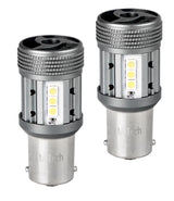 BA15S - 1156 - autolamp set 2 stuks - 6500K | P21W 7506 - 2x 12-SMD LED | geforceerde koeling - CANBUS 12V & 24V DC