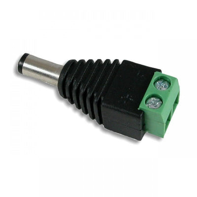 LED aansluitmateriaal, male connector, binnenshuis IP20, 5V-24V