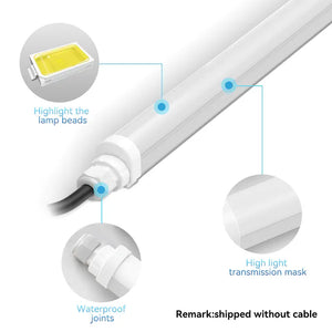 TL armatuur Tri Proof 600mm 18W 2520lm - Koelwit 4000K - Niet Koppelbaar - IP65 IK08 - 230V