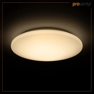 LED Plafondlamp 1600 Lumen - 18W - Warmwit 3000K - IP44 Spatwaterbestendig - Ø 37 cm
