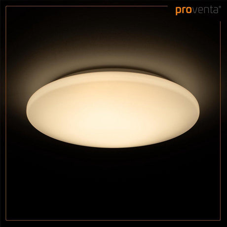 LED's Light Universal Ceiling Lamp 1600 - Suitable for bathroom IP44 - Warm white (3000K) - 37 cm