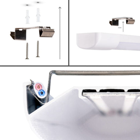 LED Balkarmatuur 4650 lumen - 36W - Koelwit 4000K - PIR bewegingssensor - 120cm